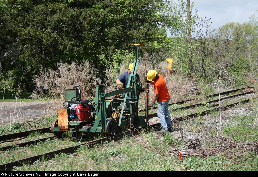 Pulling up track